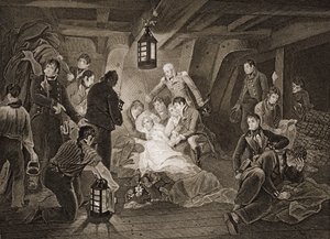 Lord Nelsons død, illustration fra "England